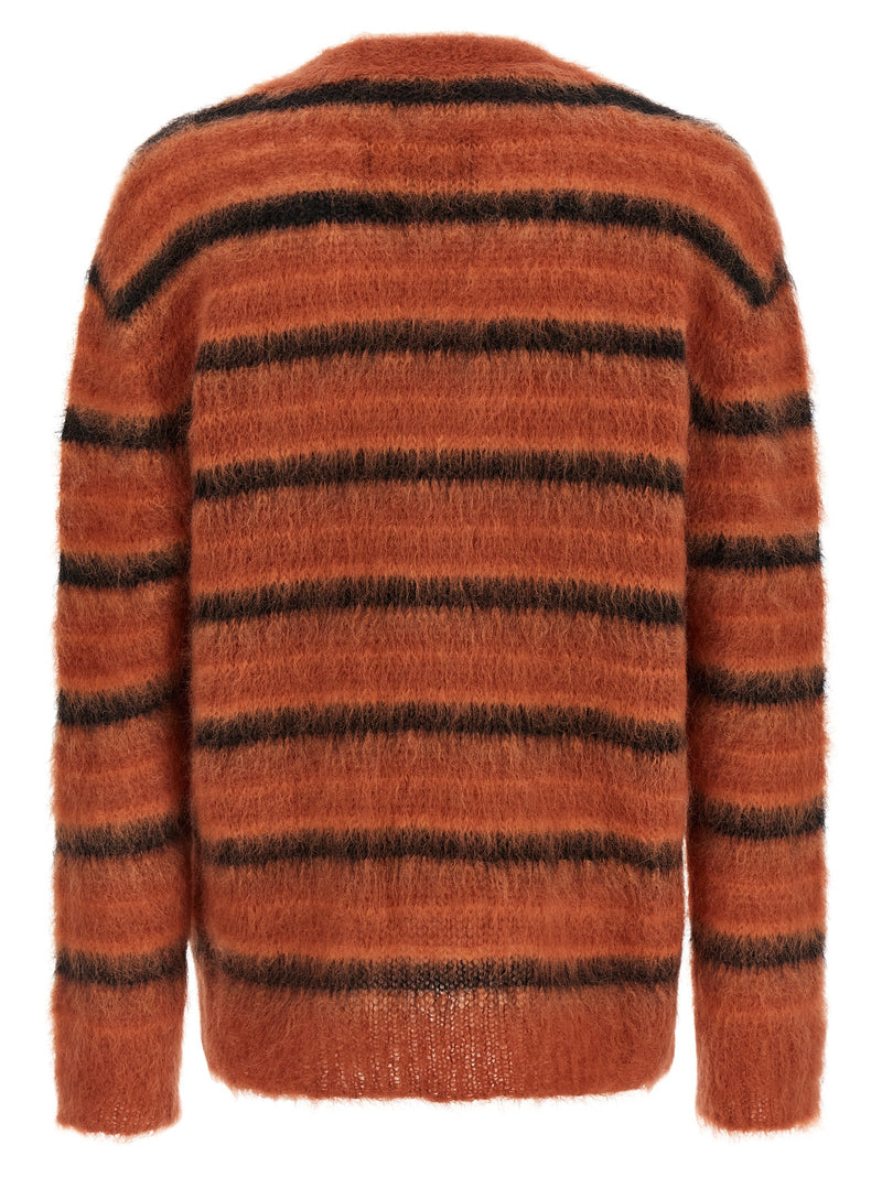 Marni Orange Fabric Cardigan