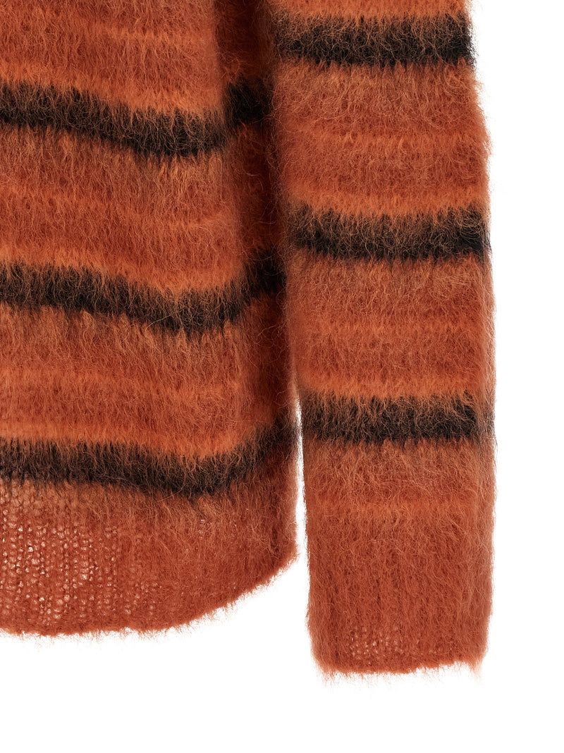 Marni Orange Fabric Cardigan