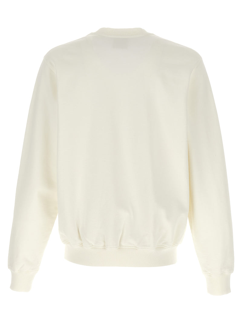 Casablanca White Cotton Sweatshirt