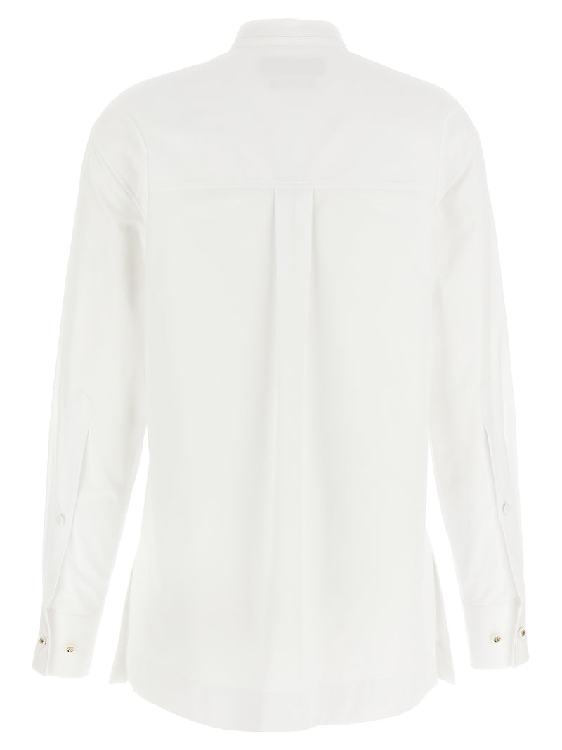 Gucci White Cotton Blouse