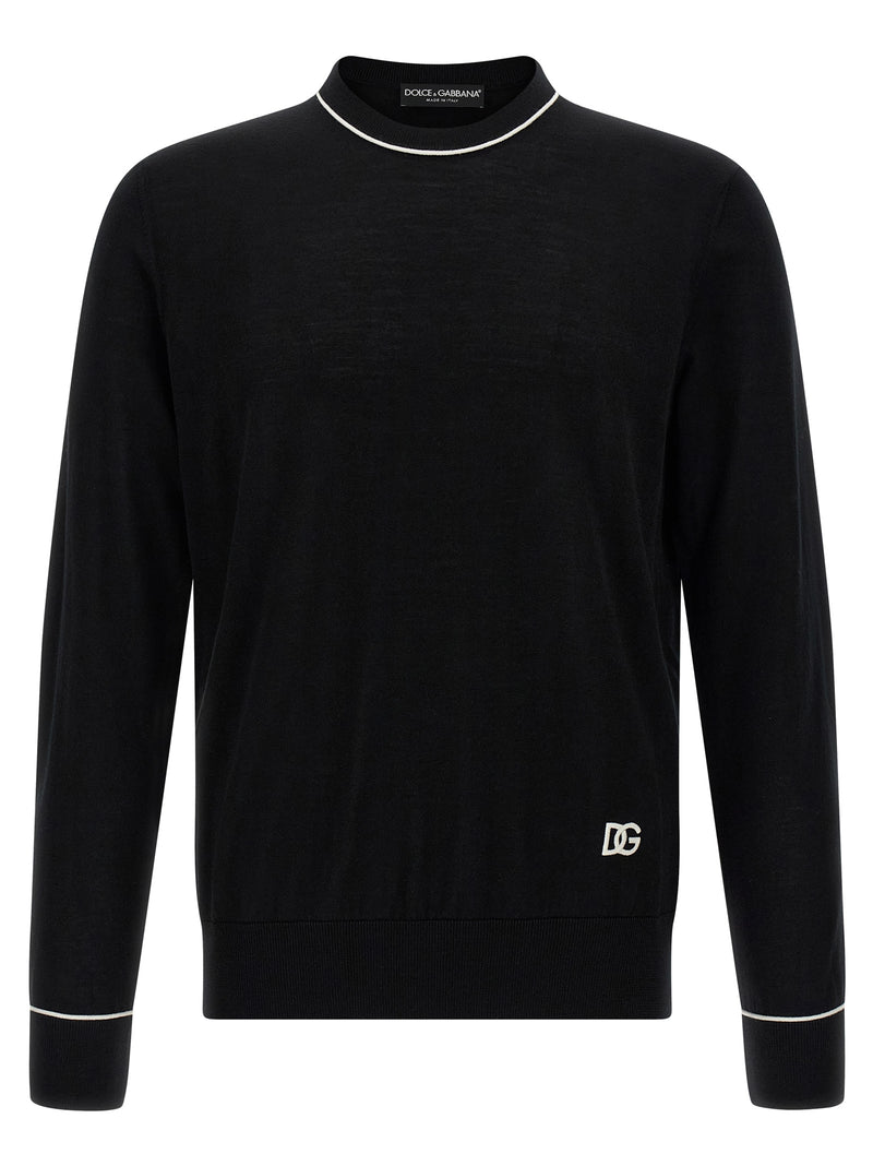 Dolce & Gabbana Black Marabou Cardigan