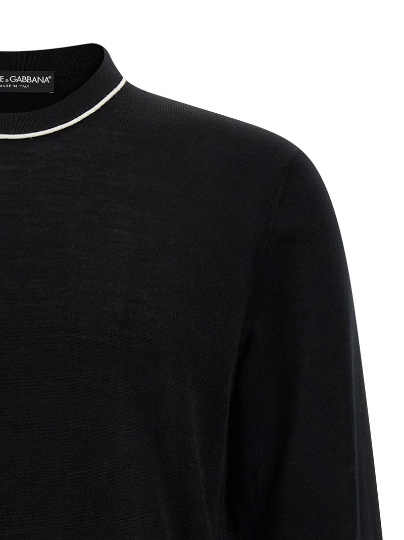Dolce & Gabbana Black Marabou Cardigan