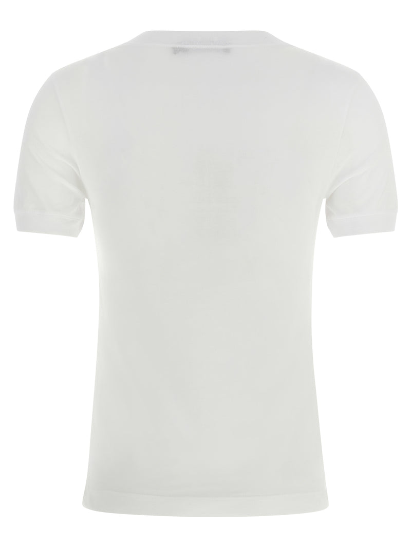 Dolce & Gabbana White Cotton T-Shirt