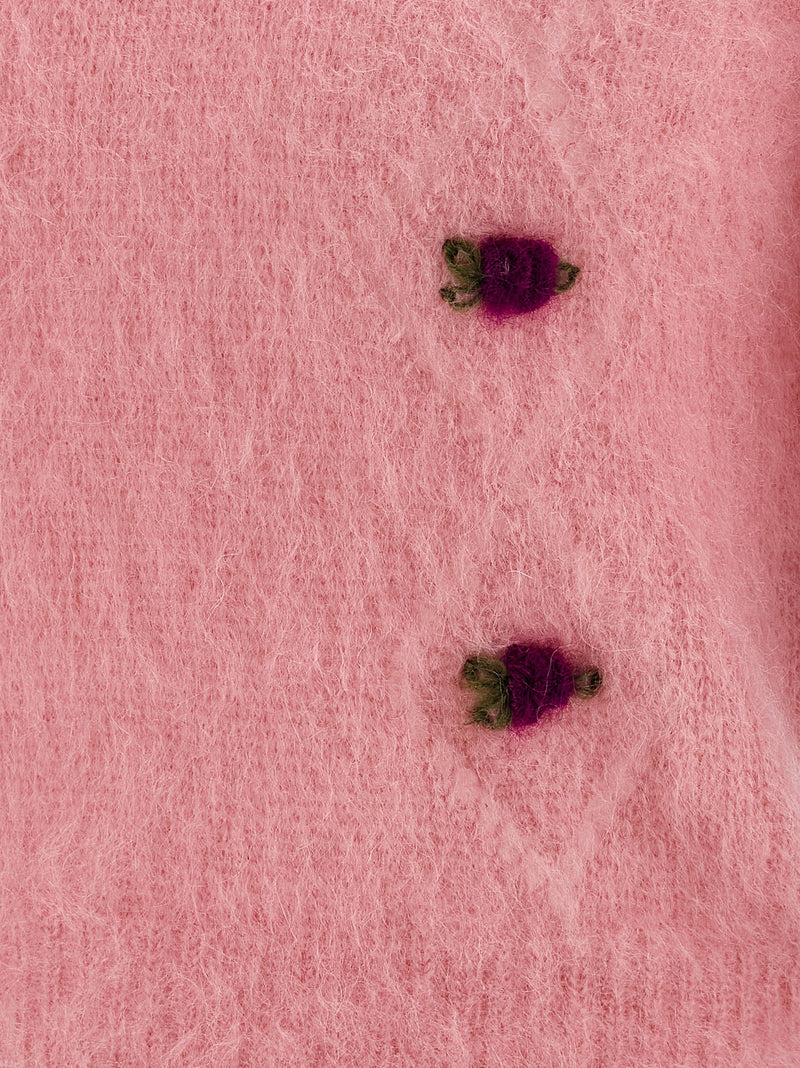 Alessandra Rich Multicolor Wool Cardigan