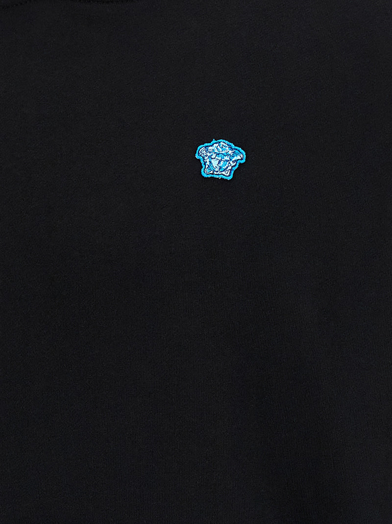 Versace Black Cotton Sweatshirt