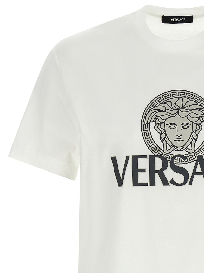Versace Bicolor Cotton T-Shirt
