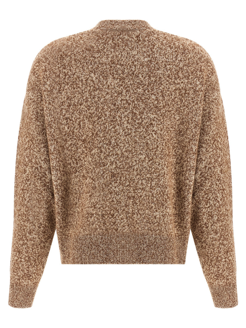 Versace Beige Virgin Wool Cardigan