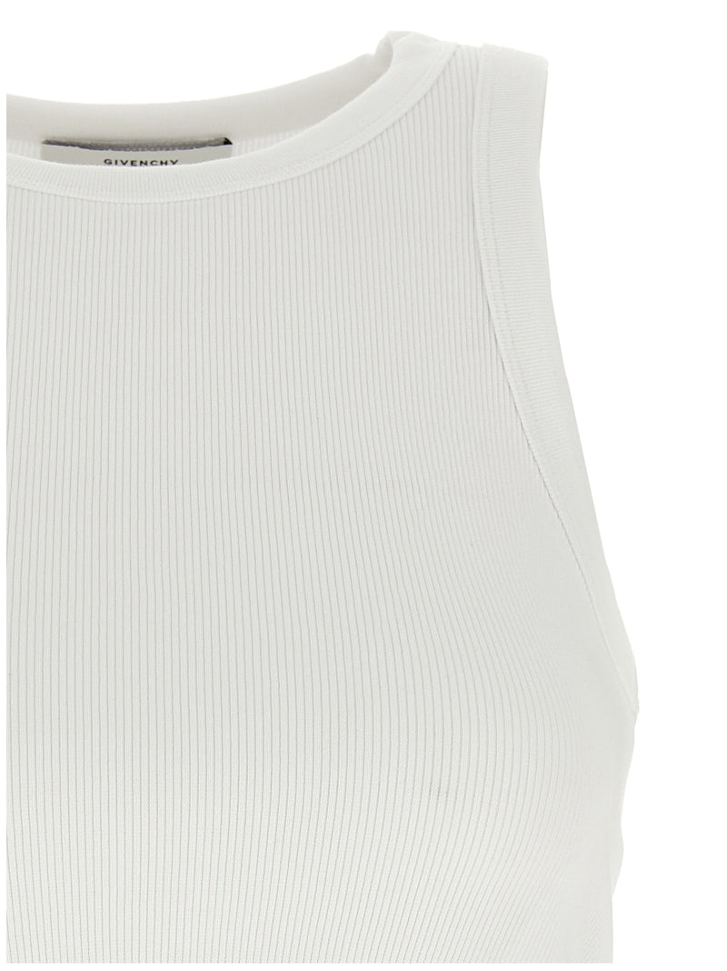 Givenchy White Cotton Tank Tops