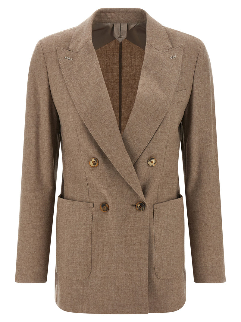 Max Mara Beige Cashmere Blazer