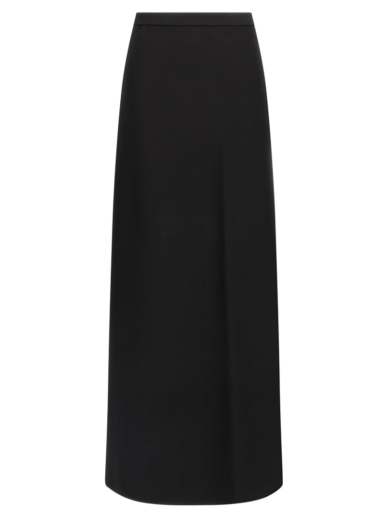 Max Mara Black Viscose Mini Skirt