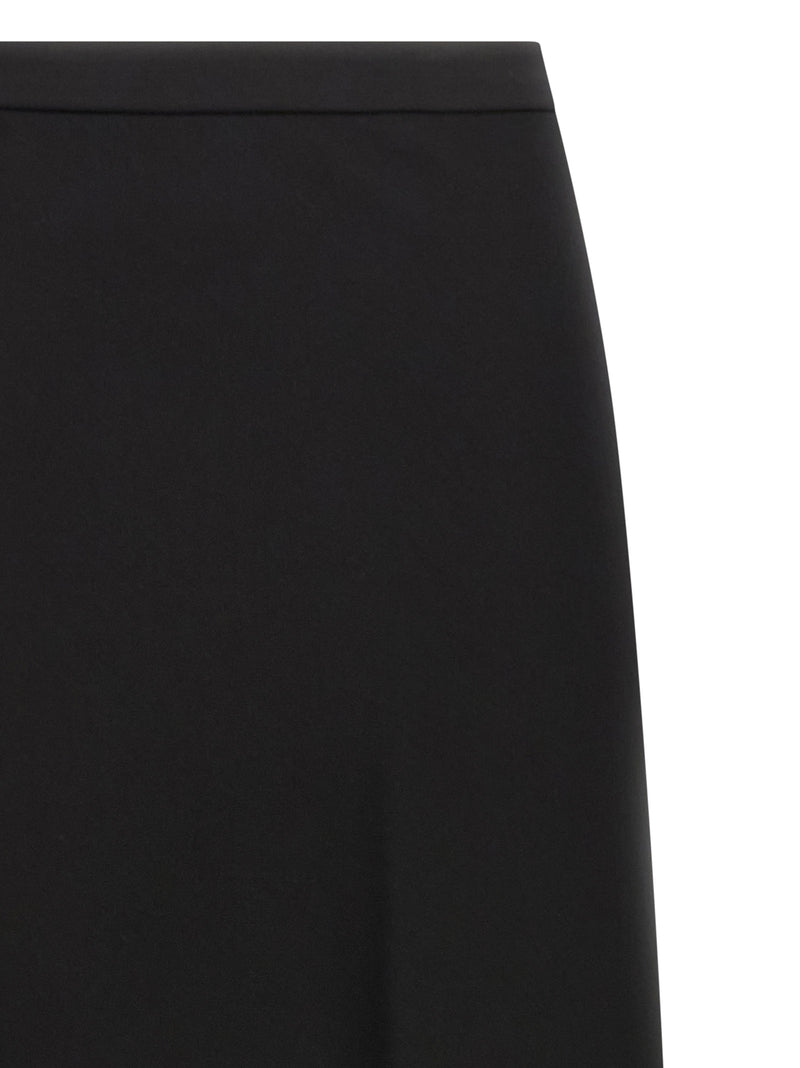 Max Mara Black Viscose Mini Skirt