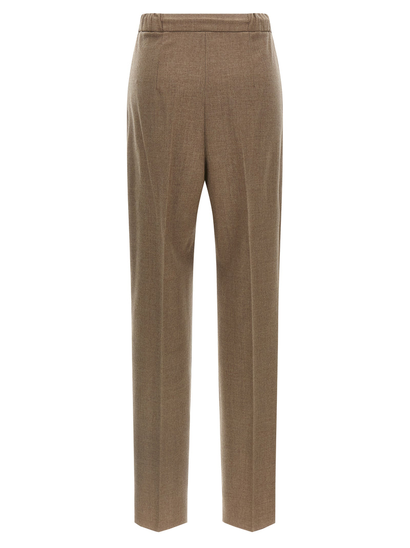 Max Mara Gray Cashmere Casual Pants