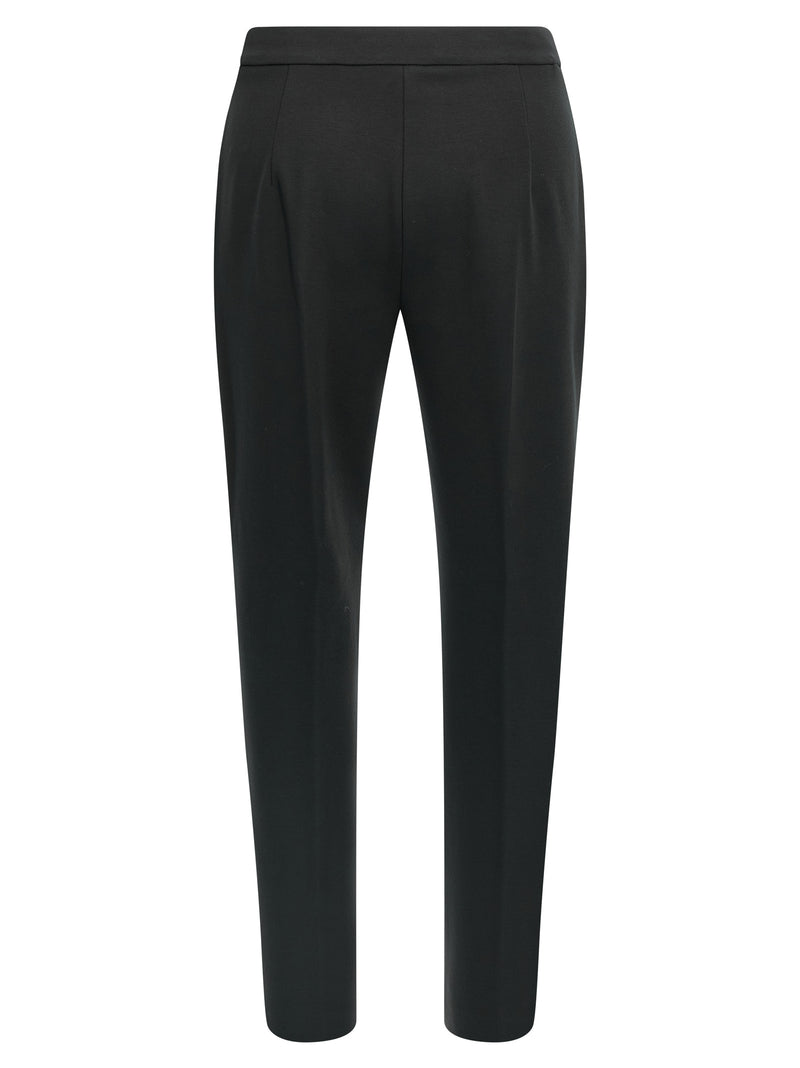 Max Mara Black Viscose Casual Pants
