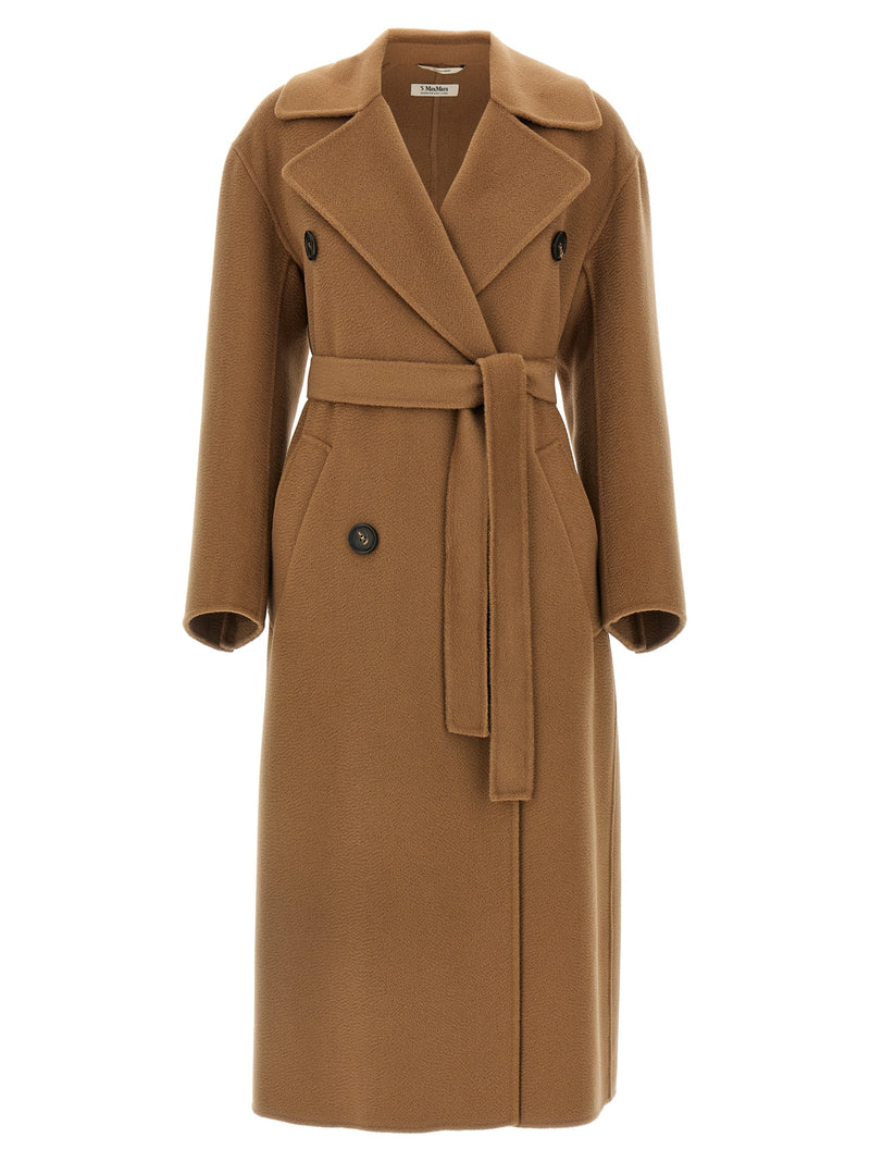 'S Max Mara Brown Virgin Wool Coat