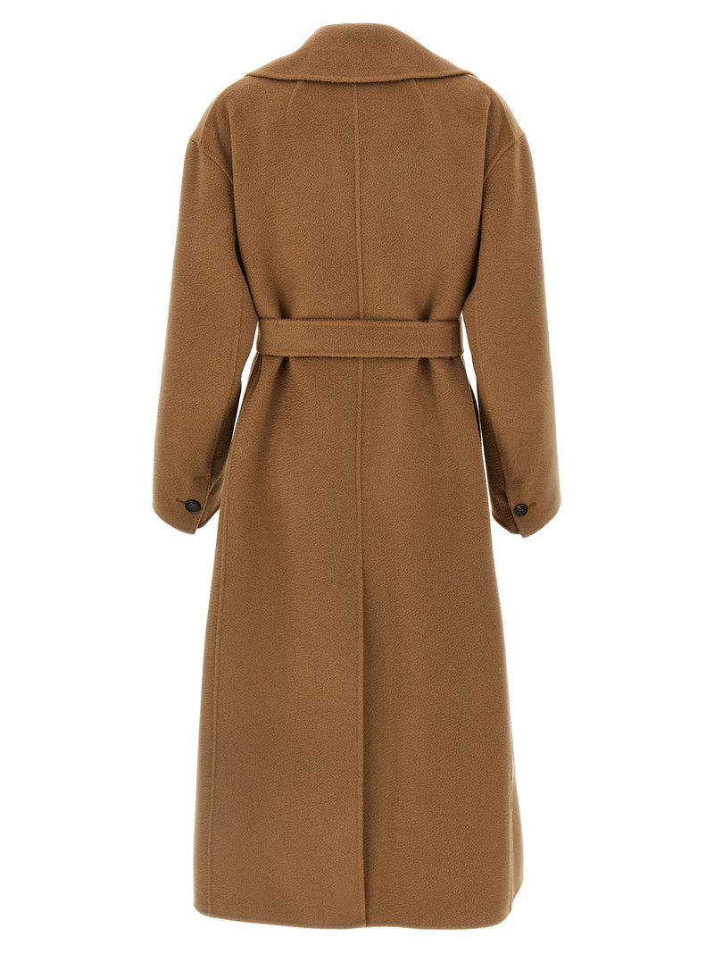 'S Max Mara Brown Virgin Wool Coat