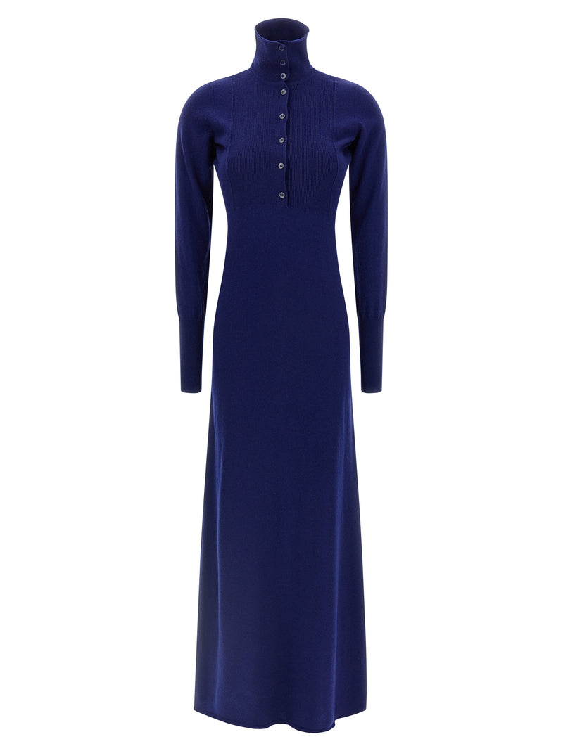 Tom Ford Blue Cashmere Long Dress