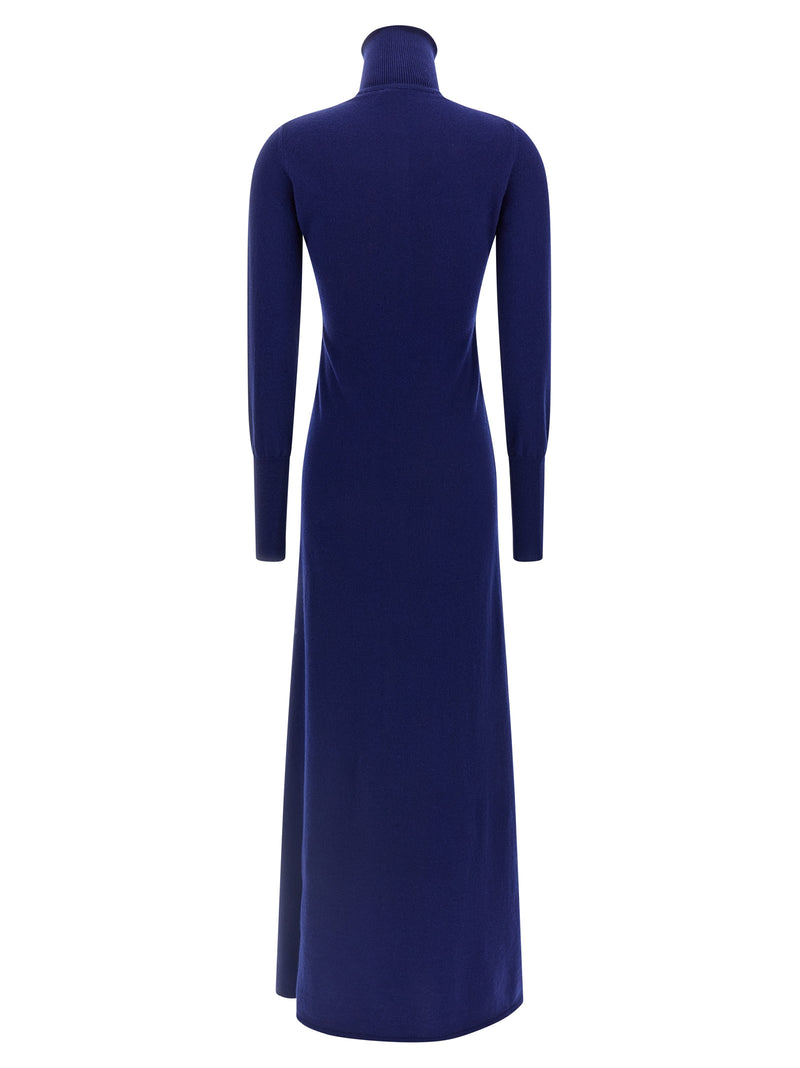 Tom Ford Blue Cashmere Long Dress