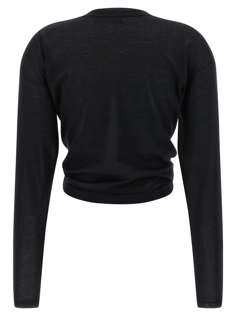 Dolce & Gabbana Black Cashmere Cardigan