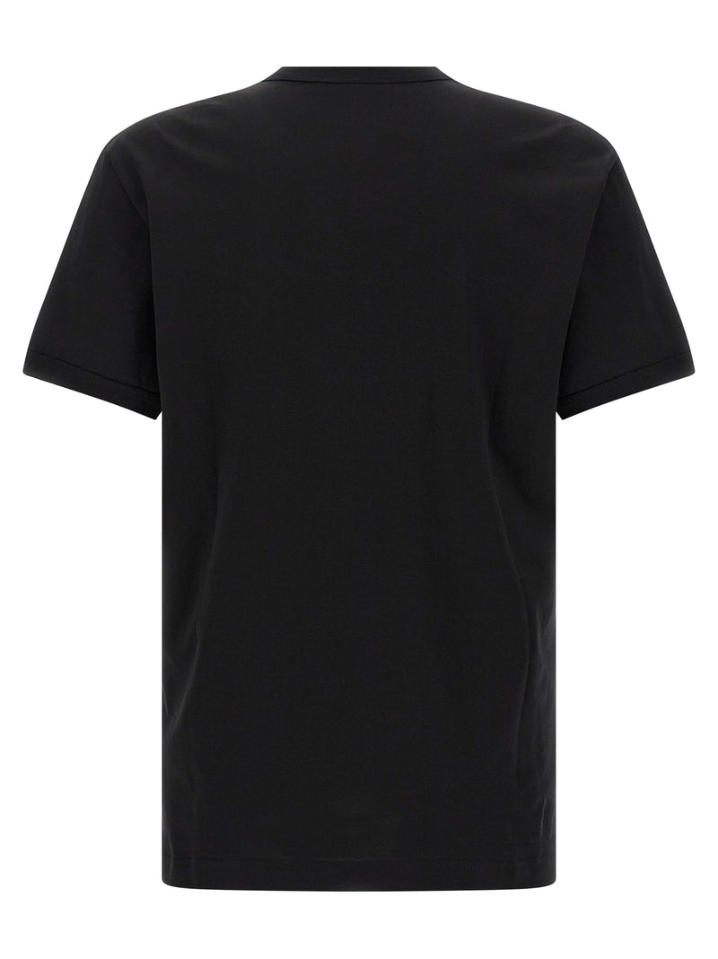 Dolce & Gabbana Black Cotton T-Shirt