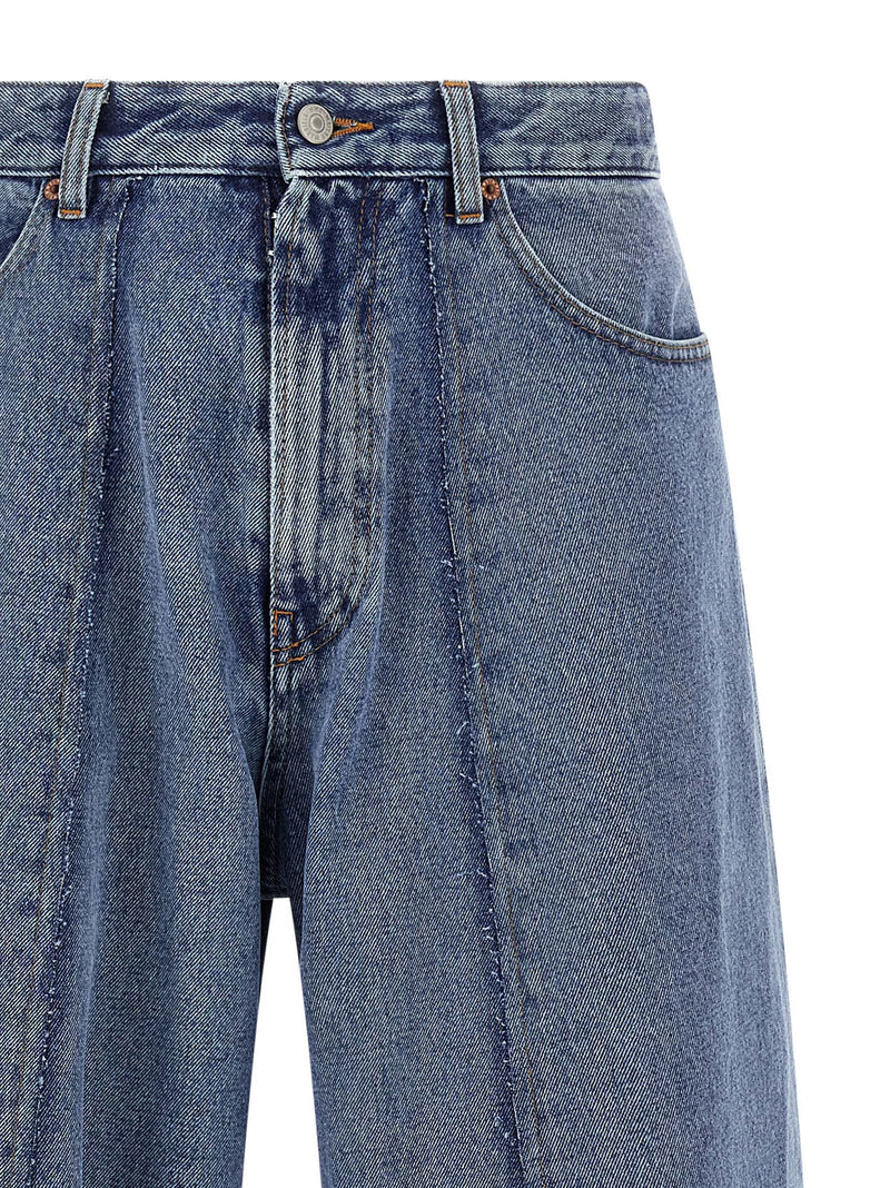 MM6 Maison Margiela Blue Cotton Jeans Denim