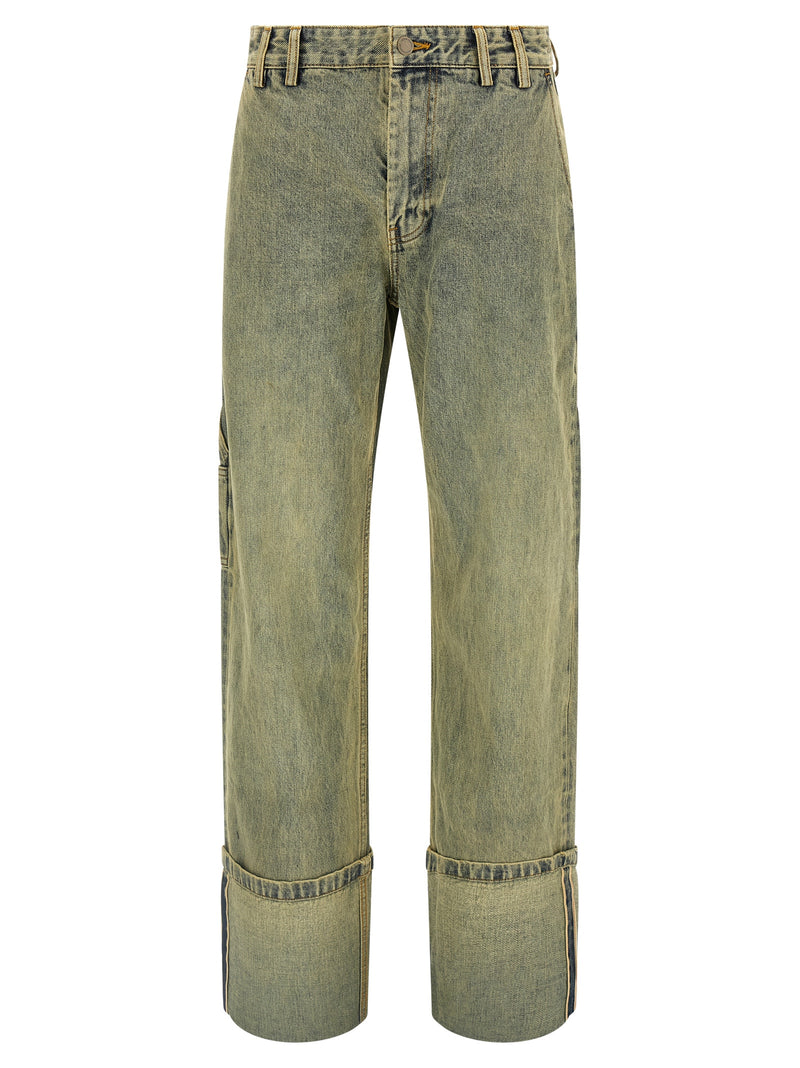 Jeans in denim di cotone multicolore Entire Studios