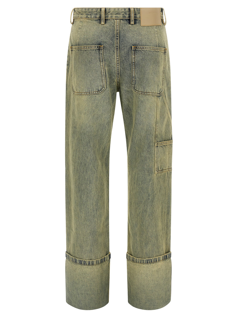 Jeans in denim di cotone multicolore Entire Studios