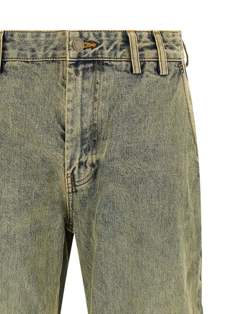 Jeans in denim di cotone multicolore Entire Studios
