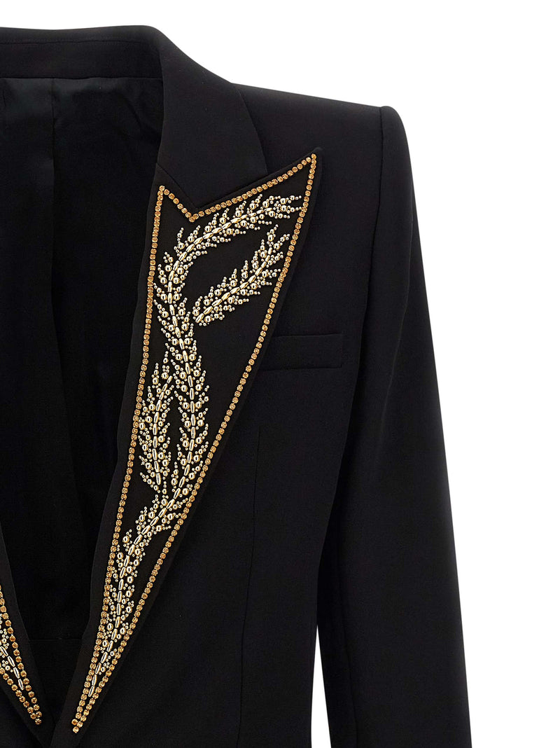 Balmain Black Viscose Blazer