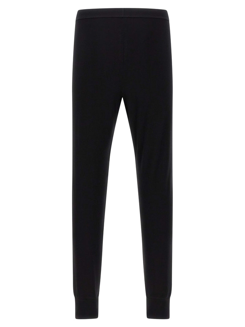 Rick Owens Black Wool Leggings