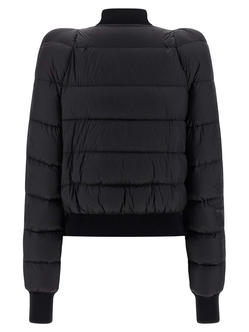 Rick Owens Black Nylon Bomber