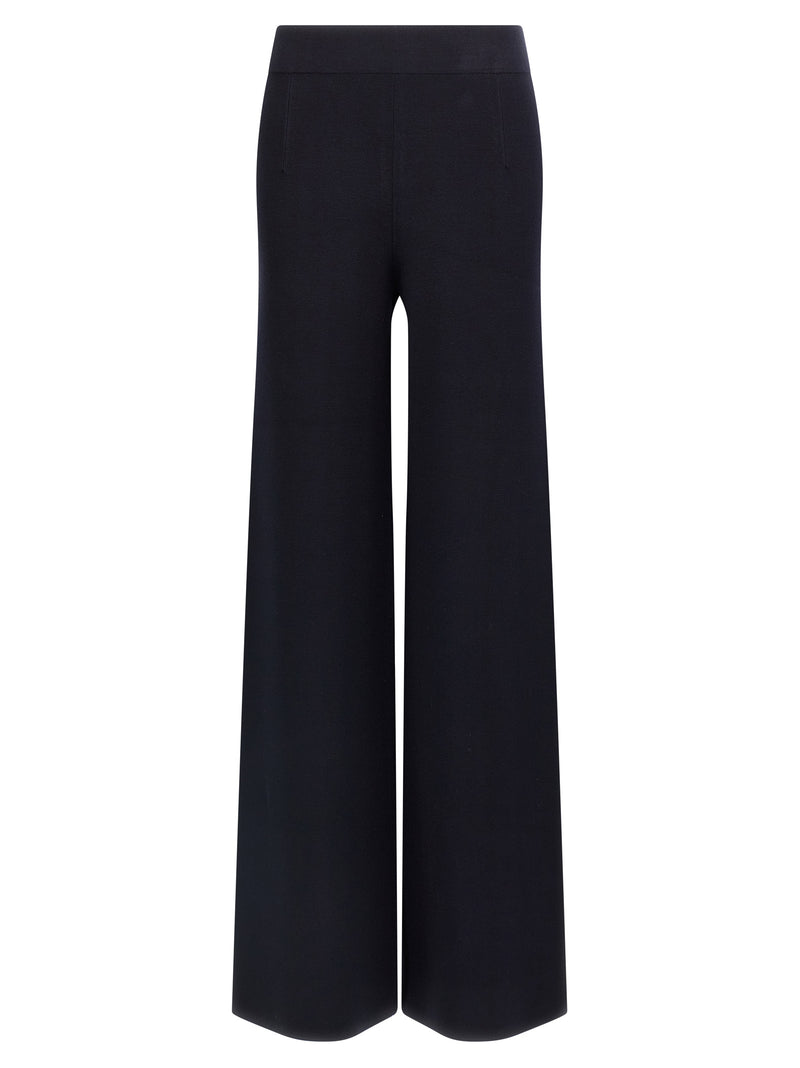 Max Mara Blue Viscose Casual Pants