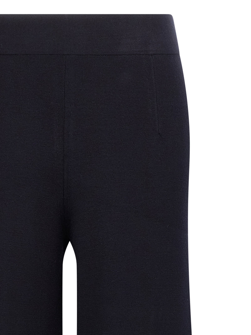 Max Mara Blue Viscose Casual Pants