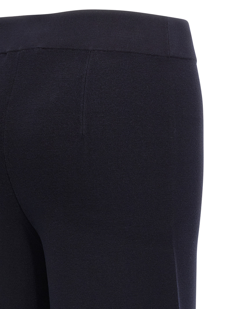 Max Mara Blue Viscose Casual Pants