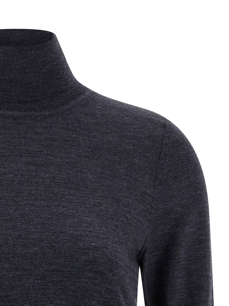Maison Margiela Blue Wool Cardigan