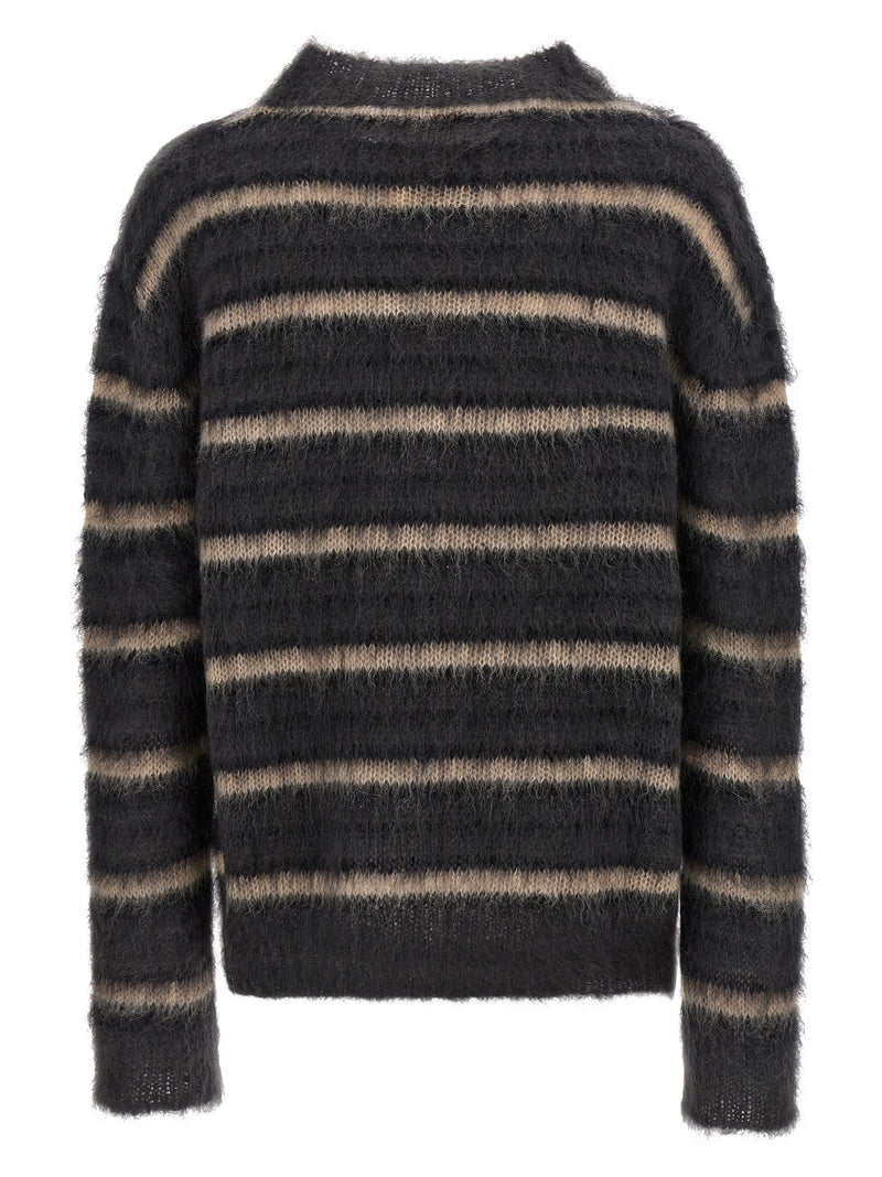 Marni Gray Fabric Cardigan