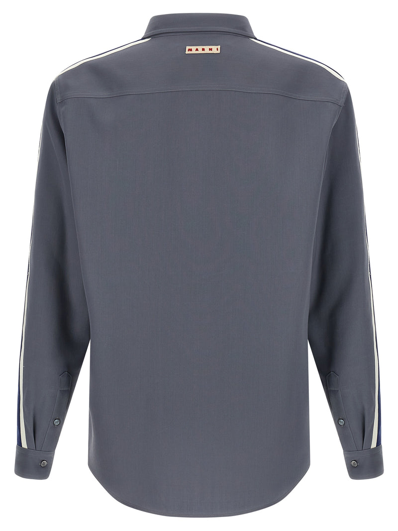 Marni Gray Virgin Wool Blouse