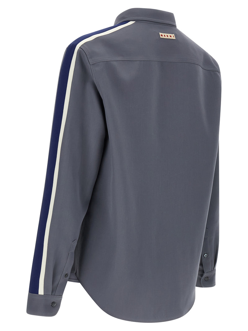 Marni Gray Virgin Wool Blouse
