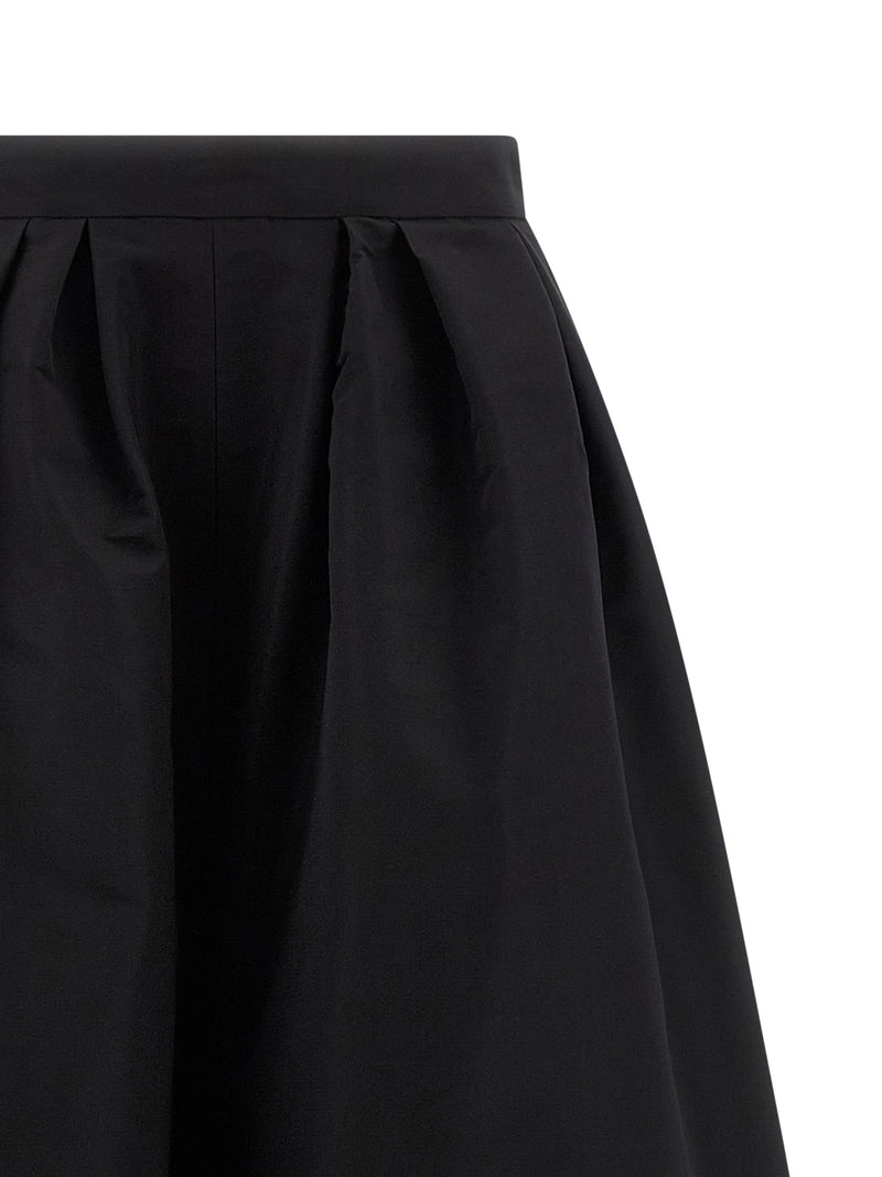 Carolina Herrera Black Silk Casual Pants