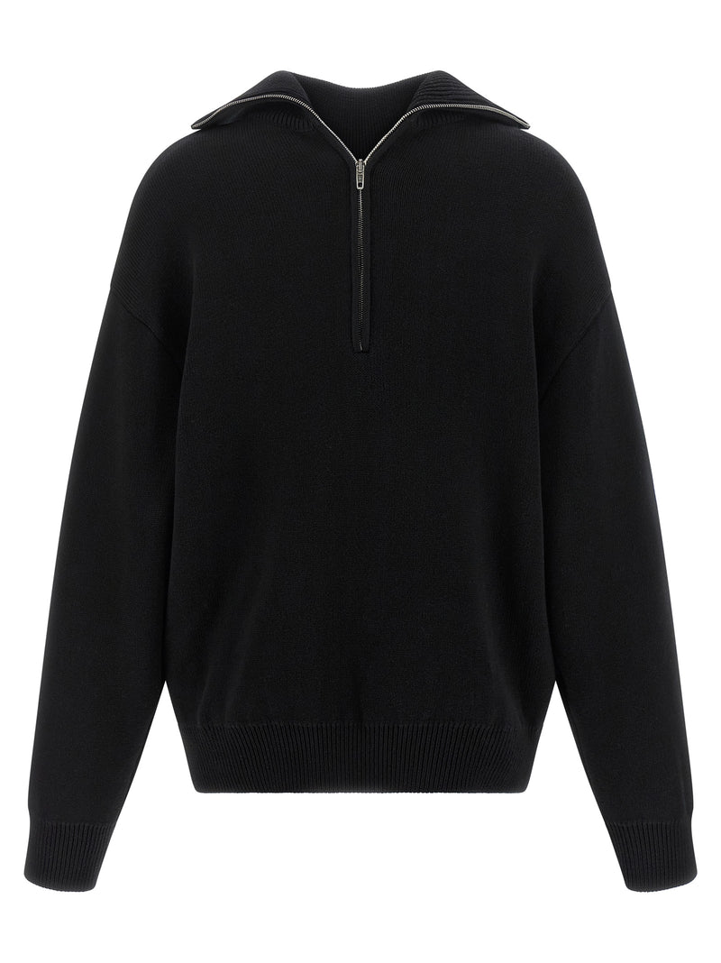 Balenciaga Black Cotton Cardigan