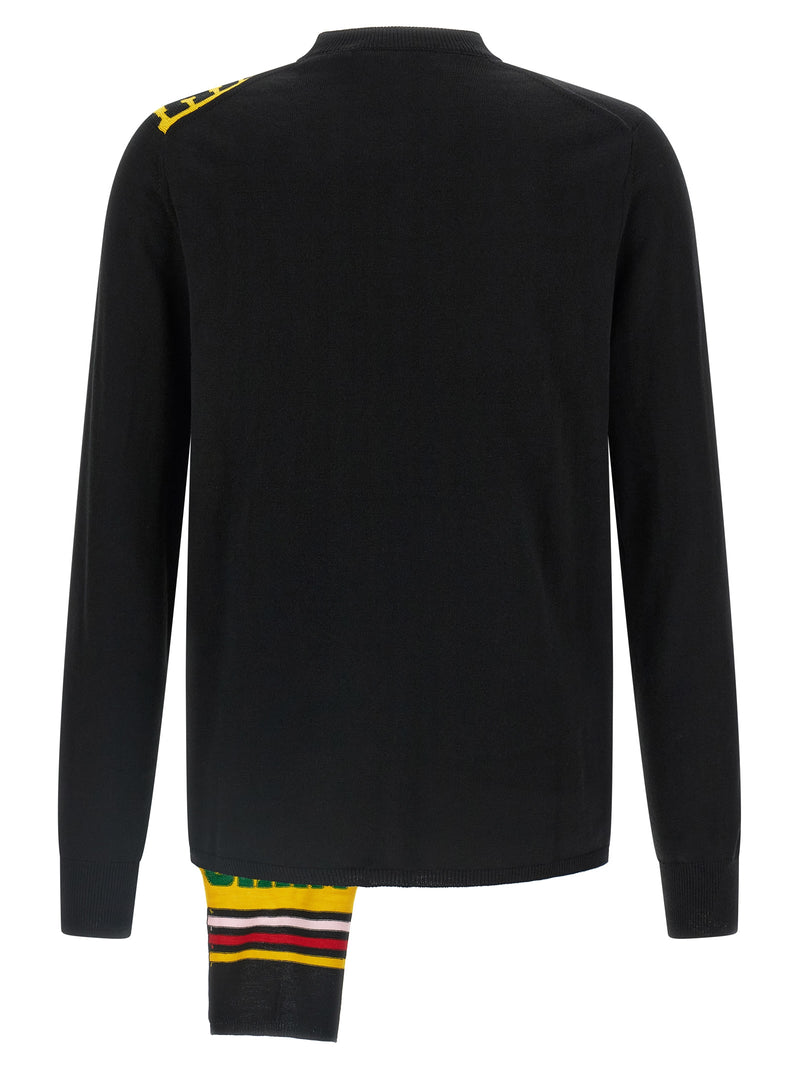 Comme Des Garçons Black Acetate Cardigan