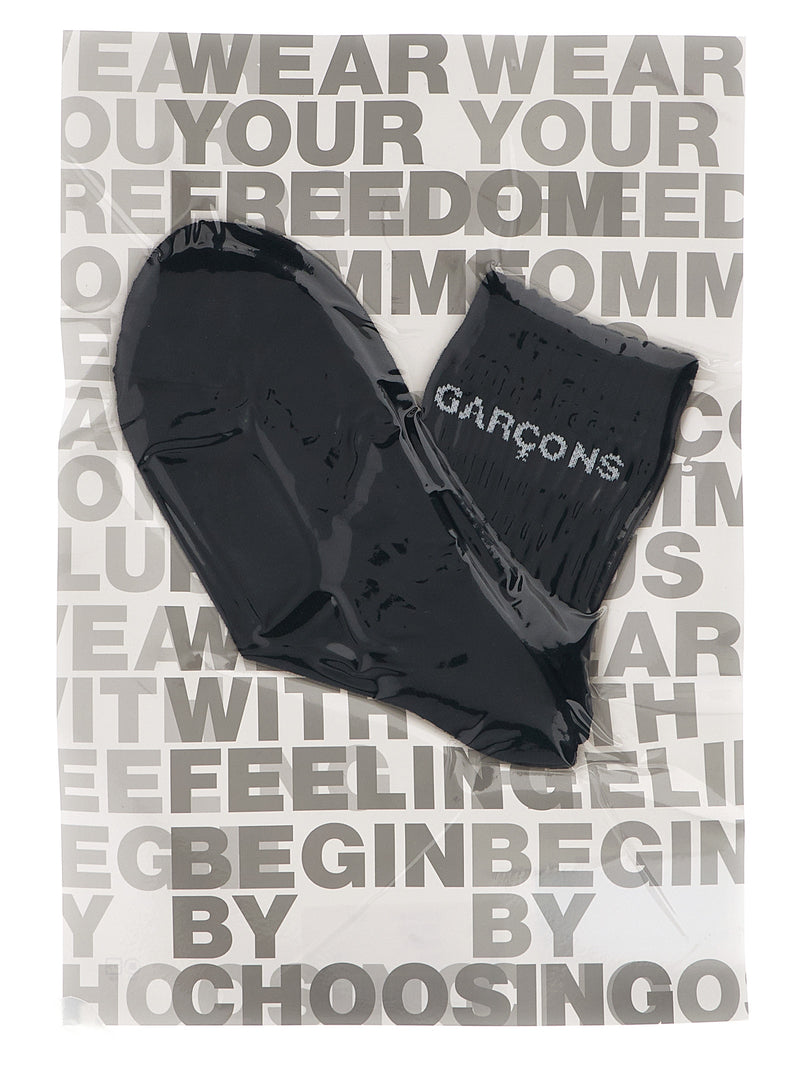 Comme Des Garçons Bicolor Cotton Socks