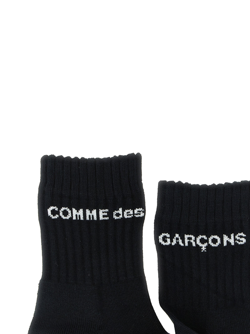 Comme Des Garçons Bicolor Cotton Socks