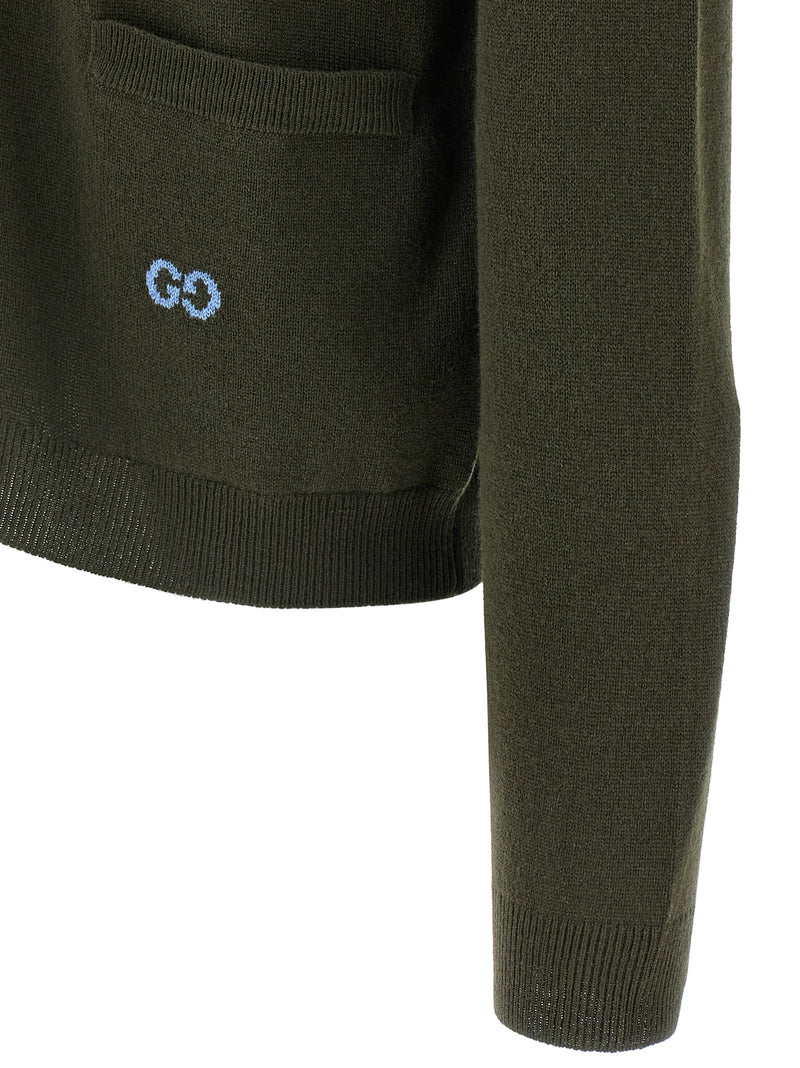 Gucci Bicolor Cashmere Cardigan