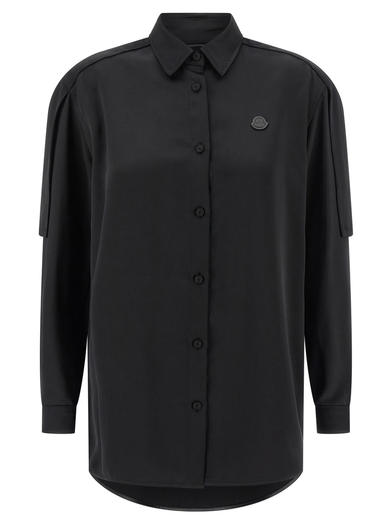 MONCLER GENIUS Black Polyester Blouse