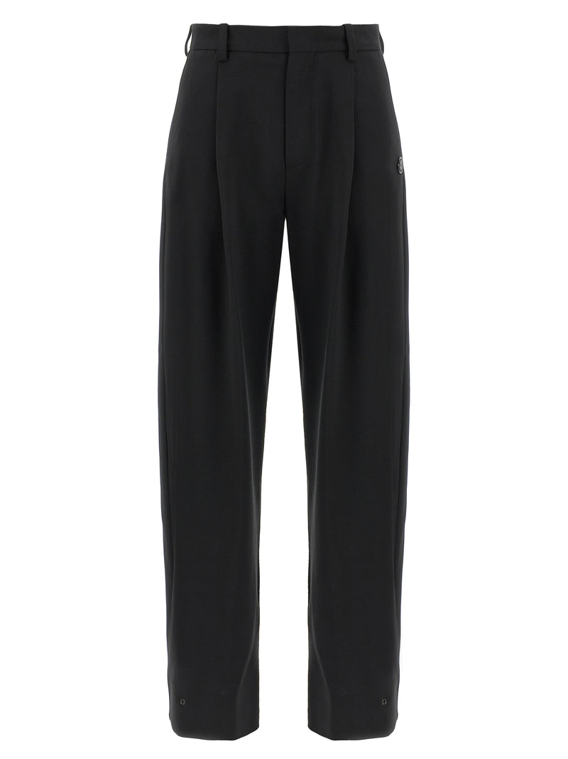 MONCLER GENIUS Black Polyester Dress Pants