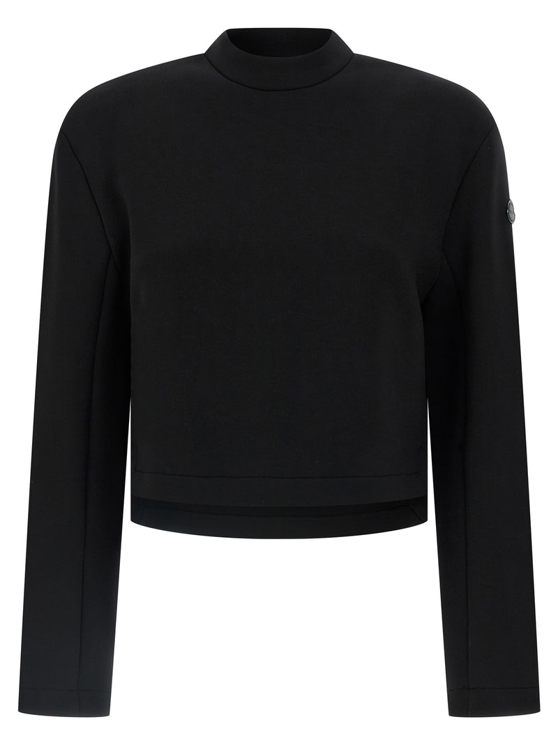 MONCLER GENIUS Black Viscose Sweatshirt