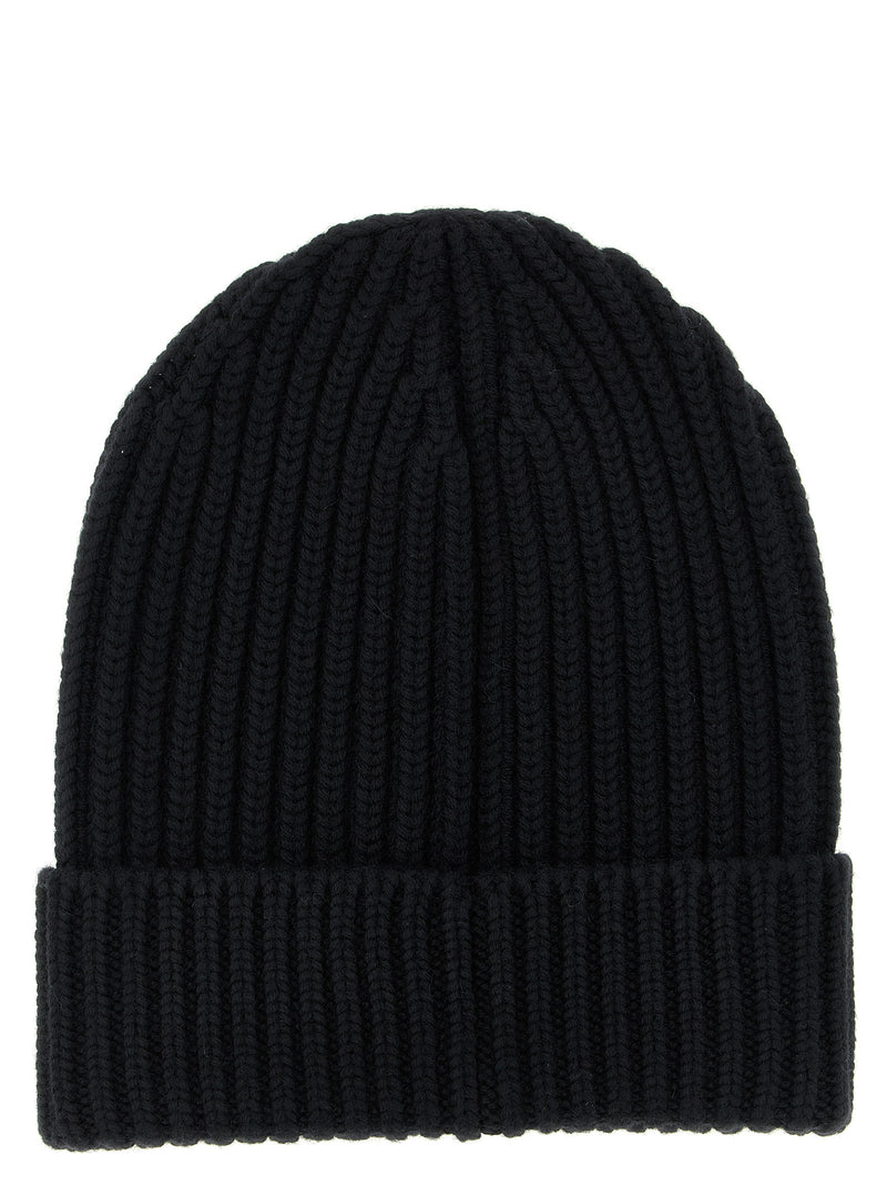 Dolce & Gabbana Black Wool Beanie