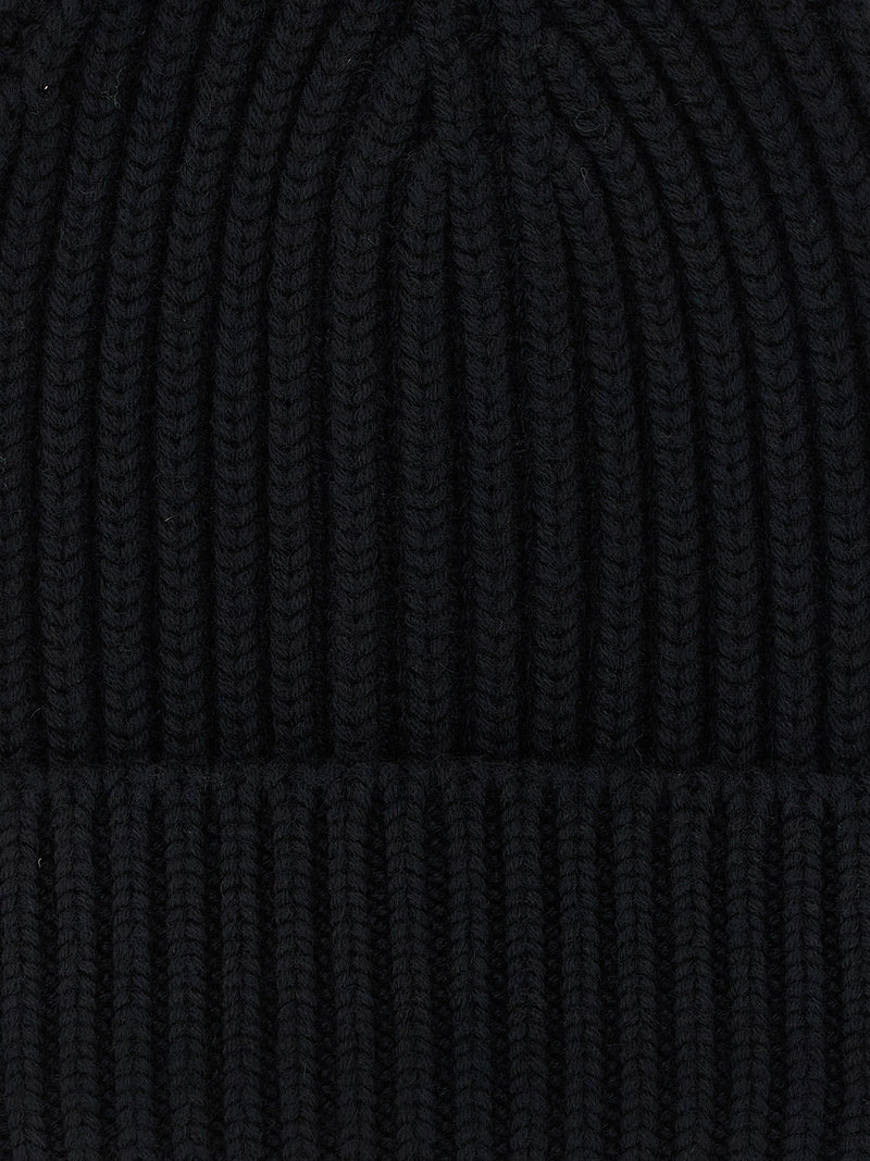 Dolce & Gabbana Black Wool Beanie