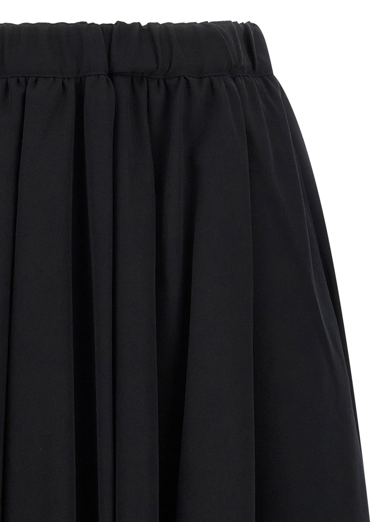 Comme Des Garçons Black Wool Mini Skirt