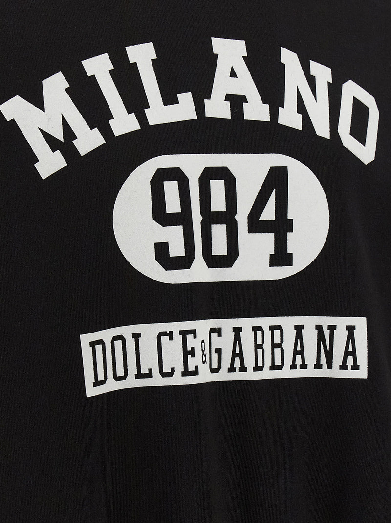 Dolce & Gabbana Bicolor Cotton Sweatshirt